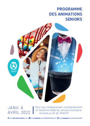 Programme seniors janvier - avril 2022